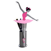 Desk Accessory Ballerina Pen Holder