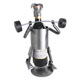 Weight Lifter Wine Caddy