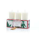 Classic Toile Holiday Votive Candle Set
