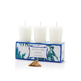 Classic Toile Hyacinth Votive Candle Set