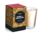 Jardin Red Amber Votive Candle