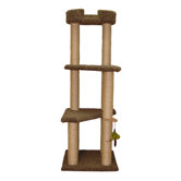 60.5" Three Story Cat Tree with Sky Lounger