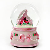 Ballerina Slippers and Bows Water Globe