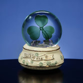 Shamrock Lighted Water Globe