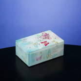 Butterfly Jewels Glass Music Box