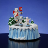 Polar Bear Twirly Figurine