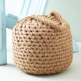 Watercolors Harborside Buoy Ottoman