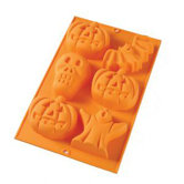 6 Cavity Halloween Mold
