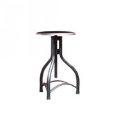 Hocker h&ouml;henverstellbar "Industriell" aus Metall