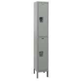 Maintenance-Free Quiet 1-Wide Double Tier Locker (Unassembled)