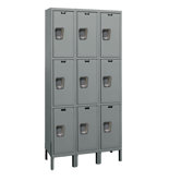 Maintenance-Free Quiet Locker Triple Tier 3 Wide (Assembled)