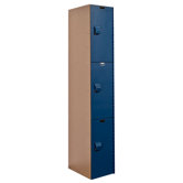 AquaMax Plastic Locker Triple Tier 1 Wide (Assembled)