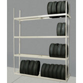 Rivetwell Shelving Tire Storage Starter Unit with 5 Levels