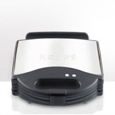4 Waffle Maker in Chrome / Black