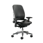 Leap Mid-Back Leather Office Chair