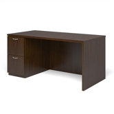 Currency Double Pedestal Executive Desk