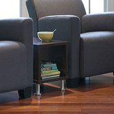 Jenny� Upholstered Club Lounge Chair and End Table