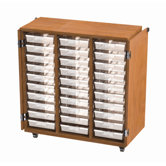 30 Tote Casters Storage Unit