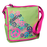 Splatter Peace Messenger Bag