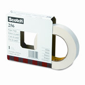 256 Printable Flatback Paper Tape, 1" x 20 Yards, 3" Core, 36 per Box