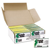 Scotch-Brite Industrial Medium-Duty Scrubbing Sponge, 20/Carton
