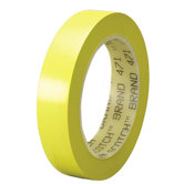 Marking Tape, Vinyl, 1" x 108', Yellow