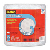Cushion Wrap, 12"x25', 1/2" Bubble, Clear