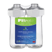 Water Bottles, Reusable, 2 per Pack, 16.9 oz., 6 per Pack, Clear