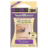 80 Grit SandBlaster&trade; Bare Surfaces Sanding Sponge Pad 20917-80