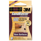 80 Grit SandBlaster Bare Surface Sanding Sponge Block 20908-80