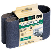 3" X 24" 50 Grit SandBlaster Purple Sanding Belts 9196NA