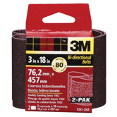 2 Pack 3" X 18" Medium Power Sanding Belts 9261NA