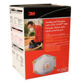 10 Count Sanding & Fiberglass Respirators With Cool Flow Valve 8511HB1-C