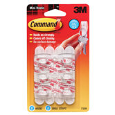 Mini Hook with Command Adhesive (6 Pack)