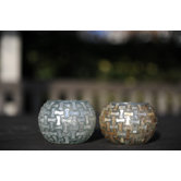 Capiz Ribbon Votive