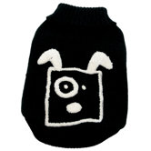 Trendy Dog Sweater in Black