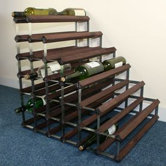 Double Depth 54 Bottle Understairs Wine Rack