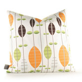 Aequorea Carousel Pillow in White and Sunshine