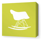 Modern Classics 1948 Stretched Wall Art in Lime
