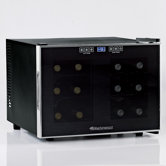Silent 12 Bottle Dual Zone Touchscreen Wine Refrigerator