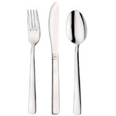 24-tlg. Besteck Set "Punto" aus Edelstahl