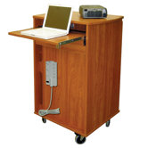 8 Unit Laptop Presentation Cart