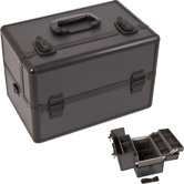 Dot Pattern Professional Cosmetic Makeup Train Case with Dividers