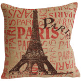 Paris Jute Cotton Pillow