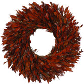 Preserved Red Myrtle Wreath