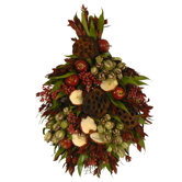 Red Delicious Apple Square Wreath