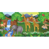 Personalized Canvas Monkey Boy Wall Mural
