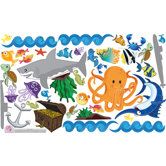 Peel and Play Ocean Boy Wall Play Set