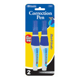7ml Metal Tip Correction Pen with Cushion Grip (Set of 2)
