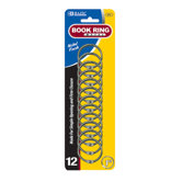 1" Metal Book Rings (Set of 12)
